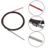 14 Feet Boat Rotary Outboard Steering System Kit with 12.4 Steering Wheel Replacement for Yachts Fishing Boats view 4