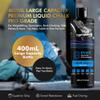 GVMX 400ML Large Capactiy Superior Grip Premium Liquid Chalk. Long Lasting Mess-Free Gym Chalk for Weightlifting, Gymnastics, Climbing. Fast Drying Refillable Gym Accessories. (400ml - 1 Pack) view 2