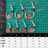 Dr.Fish 10 Pack Fishing Jigging Hooks Heavy Duty Saltwater Vertical Jig Assist Single Replacement Hooks Slow Pitch Jig Lure Tuna Mackerel Flounder Offshore Fishing 3/0 view 2