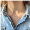 JEMUALE 925 Sterling Silver Initial Necklaces for Women Dainty Letter Pendant Necklace with Cubic Zirconia Gold Necklaces Jewelry Z view 2