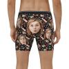 Custom Boxers Underwear With Funny Face Photo Briefs It for Man Husband Dad Boyfriend Novelty Personalized Underwear Shorts Valentine's Day Birthday M-colorful view 4