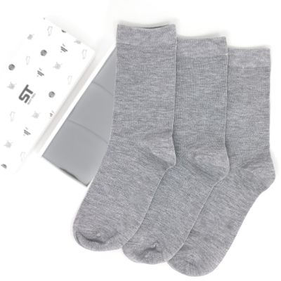 Silky Toes Womens Soft Rayon Derived From Bamboo Crew Socks Dress Seamless Toe Thin Socks 3-6 Pairs