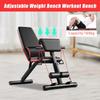 Eleeferri Weight Bench, Adjustable Utility Work Out Benches for Exercise, Foldable Training Lifting Bench, Portable Fitness Strength Training Equipment at Home Gym view 2