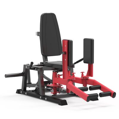 Hip Abductor Machine, Inner and Outer Thigh Machine, Abductor Adductor Machine, Hip Abduction Machine with 6 Levels Gear System & 4-Position Backrest Adjustment, Home Gym Equipment (Red)