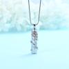AIWENXI Cylinder Bar Memorial Ashes Necklace Roseflower Cremation Jewelry for Ashes for Men Women Stainless Steel Urns Necklaces Keepsakes Gifts Ashes Pendant Jewelry view 3