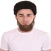 BC GOODS BY Men's Mid-Length Chin Curtain Beards Brown Cosplay Style Set, Flame-retardant Synthetic Fiber view 1