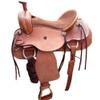AD Saddlery Wade Tree A Fork Roping Ranch Work Leather Premium Western Horse Saddles for Horses Handmade Equestrian Trail Horse Saddle Tack Size: 10"-18" inches Seat WADE52 (18" inches Seat) view 1