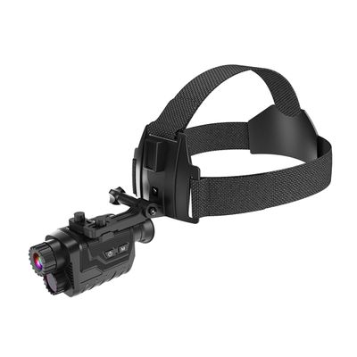 GoAssemb Helmet-Style Night Vision Telescope, 4K Night Vision Accessories for Adults, Monocular Digital Device with Super Bright Infrared Light, 32G Memory