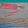10PCS 186/188/259/261mm Blue/Gold/red/White Fit for Bicycle Mountain Bike 14G Spokes 20/24/26/29 Inch Bike Spoke with Nipples(233mm White) view 3