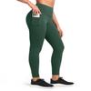 HeyNuts Workout Pro 7/8 Leggings with Pockets for Women, High Waisted Compression Tummy Control Workout Yoga Buttery Soft Pants Dark Forest_25'' XL(14) view 1