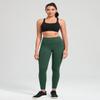 HeyNuts Workout Pro 7/8 Leggings with Pockets for Women, High Waisted Compression Tummy Control Workout Yoga Buttery Soft Pants Dark Forest_25'' XL(14) view 3