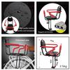 Rear Child Bike Seat, Children Bicycle Carrier Back Mount Kid's Bike Chair with Back Rest, Armrest and Foot Pedals for Adult Bike, Safety and Removable view 4