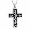 Ydmwannx Tree of Life Urn Necklace for Ashes for Women Men Cremation Jewelry Cross Stainless Steel Ashes Pendant Keepsake Memorial for Jewelry for Human view 1