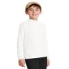 Auranso 3 Pack Boys Girls Turtleneck Kids Long Sleeve Shirts Solid Warm Unisex Turtle Neck Top Black White Red 5-6 Years view 3