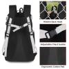 TPAID Baseball Backpack Large Capacity 4 Bats Softball Bag with Shoes Compartment and Fence Hook, Lightweight Baseball Equipment Bag, Helmets, Gloves, Hats, Clothes view 3