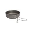 IGRIXLSD 1PC Pure Titanium Frying Pan, Foldable Portable Pot And Tableware Suitable For Outdoor Or Home Use(Medium) view 1