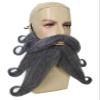BC GOODS BY Men's Davy Jones-Inspired Ash Grey Pirate Beard and Mustache, Flame-Retardant Synthetic Fiber view 3
