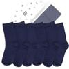 Silky Toes Womens Soft Rayon Derived From Bamboo Crew Socks Dress Seamless Toe Thin Socks 3-6 Pairs view 1