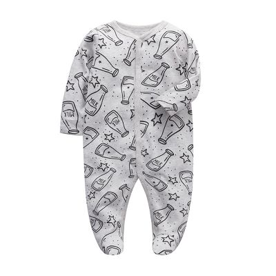 18 Month Old Boy Clothes Summer Romper Baby Soft Boys Cute Jumpsuit Outfits Girls Infant Cartoon (Grey, 0-3 Months)
