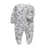 18 Month Old Boy Clothes Summer Romper Baby Soft Boys Cute Jumpsuit Outfits Girls Infant Cartoon (Grey, 0-3 Months) view 1