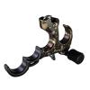 Compound Bow Aid Releaser with Wrist Straps and Adjustment Tool,Archery Release Aids with 4 Thumb Release Adjustable,Aluminum Alloy Aids.for Left and Right Handers. (High-4 Finger M-Camouflage) view 2