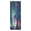 Nesatuwa Beautiful Aurora Northern Lights Yoga Mat Non Slip Fitness Exercise Mat with Carrying Bag,Thick and Soft Breathable All-Purpose Fitness Mat for Yoga,Pilates & Floor Exercises view 1