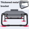 150kg Capacity Heavy Duty Camping Cot U-Legged Foldable Bed with Pillow Portable Sleeping Cot Sturdy Guest Beds for Office Home Patio Picnic Hunting and Hiking view 4