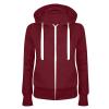 FOCLMP Women 2024 Zip Up Trendy Hoodies Lightweight Sweatshirts Jackets Drawstring Hooded Sweatshirt Casual Fashion Clothes womens fall outfits Wine L view 1