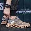 DLWKIPV Men's Brown Tennis Shoes Size US 8 view 2