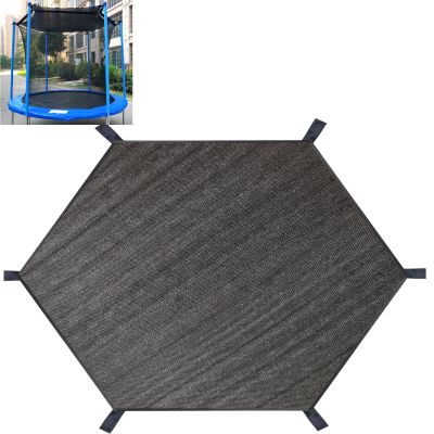 XATAMIO Trampoline Shade Cover, Trampoline Cover for 8FT 10FT 12FT 14FT 16FT Straight Pole Round Trampoline Sun Protection, Easy to Install,for Backyard Playground (12FT 6 Poles)