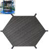 XATAMIO Trampoline Shade Cover, Trampoline Cover for 8FT 10FT 12FT 14FT 16FT Straight Pole Round Trampoline Sun Protection, Easy to Install,for Backyard Playground (12FT 6 Poles) view 1