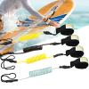 BOSTYY Surfing Leashes Coiled TPU Surfboard Ankle Strap Surfing Accessories Stand-Up Paddle Board Hand Rope Surfboard Leash view 2