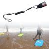 BOSTYY Surfing Leashes Coiled TPU Surfboard Ankle Strap Surfing Accessories Stand-Up Paddle Board Hand Rope Surfboard Leash view 4