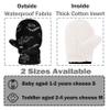 YMYDYFC Toddler Mittens Baby Waterproof Gloves Toddler Snow Gloves Kids Winter Mitten For Boy Girl Kids Ski Mitten Pure Pink & E1307 Pink S(1-2 Years) view 4