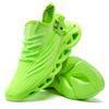 DLWKIPV Men Running Shoes Men's Tennis Shoes Lightweight Breathable Fashion Sneakers Non Slip Workout Gym Shoes for Running Green Size US 11 view 4