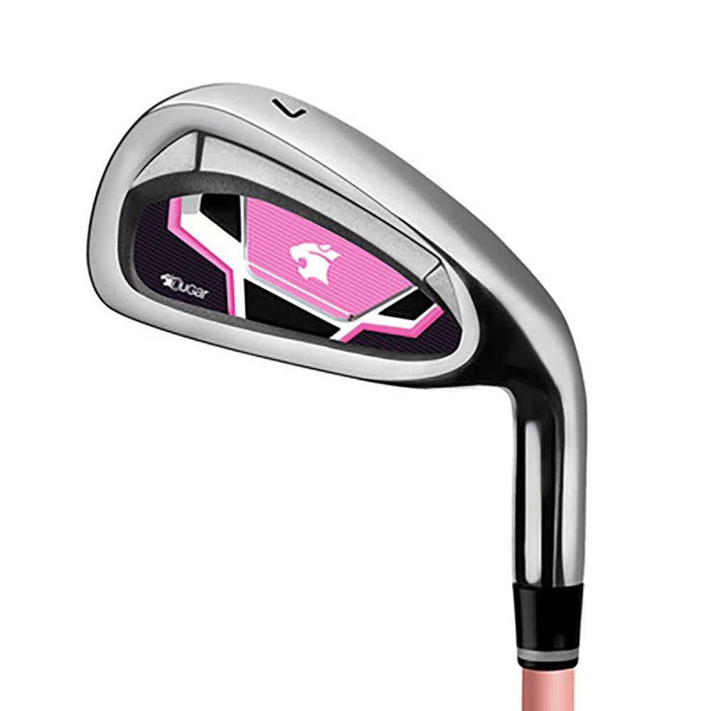 Golf Club Iron for Adults - #7 Iron for Men and Women with Rubber Grip, Carbon or Steel Shaft - Perfect Golf Iron for Golf Sports (with Carbon Rod,Women)