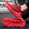 DLWKIPV Men Running Shoes Men's Tennis Shoes Lightweight Breathable Fashion Sneakers Non Slip Workout Gym Shoes for Running Red Size US 12 view 2