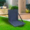 Aymzbd Lounge Chair Cushion Floor Beach Chair Back Cushion Folded Seat Cushion Camp Chair Cushion for Park Trekking Outdoor Concerts view 3