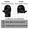 YMYDYFC Toddler Mittens Baby Waterproof Gloves Toddler Snow Gloves Kids Winter Mitten For Boy Girl Kids Ski Mitten Black Dinosaur & Gray Dinosaur M(2-4 Years) view 4