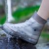 Anti-Slip Waterproof Shoe Covers, Rain Shoe Covers, Shoe Covers for Rain, Reusable Non-Slip Foldable Shoe Covers for Men Women Outdoor Cycling Camping Travel (Small,White) view 2