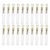 Micro Traders 50PCS Silicone Float Waggler Adaptors Length 20mm Suitable for Float Feet 1.0-1.5mm for Carp Fishing Coarse Fishing Float Fishing Fishing Swivels with Tube view 1