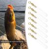 Micro Traders 50PCS Silicone Float Waggler Adaptors Length 20mm Suitable for Float Feet 1.0-1.5mm for Carp Fishing Coarse Fishing Float Fishing Fishing Swivels with Tube view 2