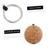 Anneome 4pcs Float Ball Keychain Cork Boating Sports Keyring Lightweight Strong Buoyancy view 2