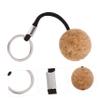 Anneome 4pcs Float Ball Keychain Cork Boating Sports Keyring Lightweight Strong Buoyancy view 3
