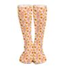 GoasNei Cute Peach Pattern Socks Sport Socks for Women Men Breathable Long Socks for Running Athletic Travel view 1