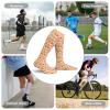 GoasNei Cute Peach Pattern Socks Sport Socks for Women Men Breathable Long Socks for Running Athletic Travel view 3
