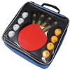 MAPOL 100 Orange 3-Star Ping Pong Balls Bundle with 4 Ping Pong Paddles Set(Portable Carrying Case with 4 Rackets and 8 Balls) view 3