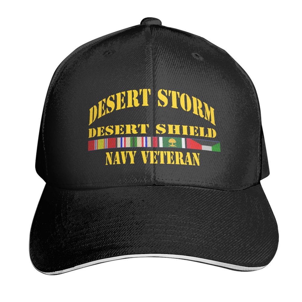 BAODANFACAI Desert-Storm-Desert-Shield-Veteran Baseball Cap Adjustable Trucker Veteran Cap for Men Women