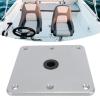 CFTGIW 7in X 7in Boat Seat Base Heavy Duty Boat Seat Pedestals Mount 3/4in Pin Post Socket for Most Boat Seat Base Aluminum Boat Pedestal Base view 2