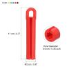 PATIKIL 4" Billiard Cue Hanger, 5 Pack Rubber Snooker Pool Rod Sleeve Protector Billiard Stick Storage Hanging Tool Accessory, 5 Colors view 2